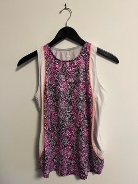 NWOT - Jofit Women's Tank Top in Purple Dot Print